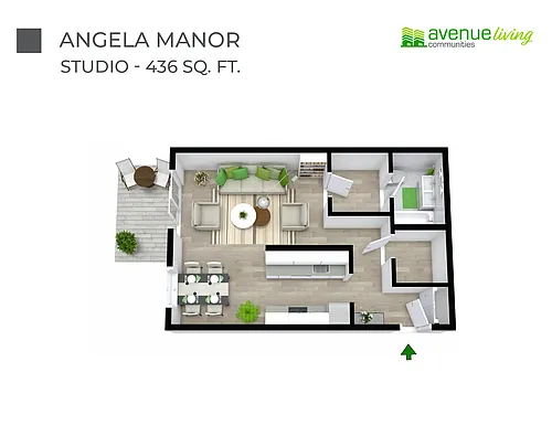 Floor plan 304