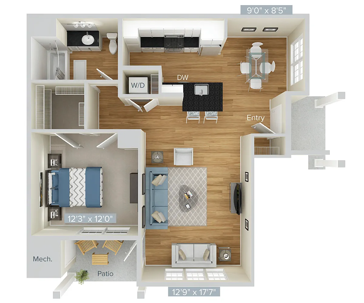 Floor plan A2A-844
