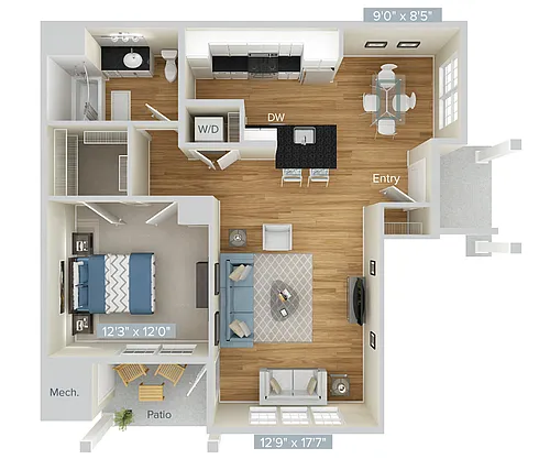 Floor plan A2A-844