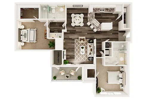 Floor plan 2 Bedroom