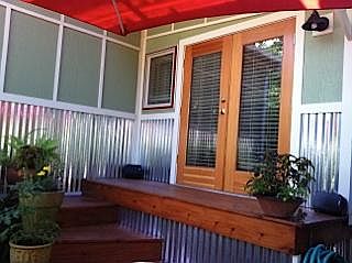 French Doors to Backyard