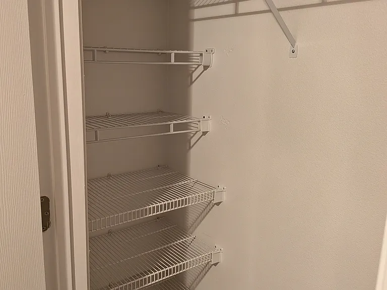 Bedroom #3 closet.