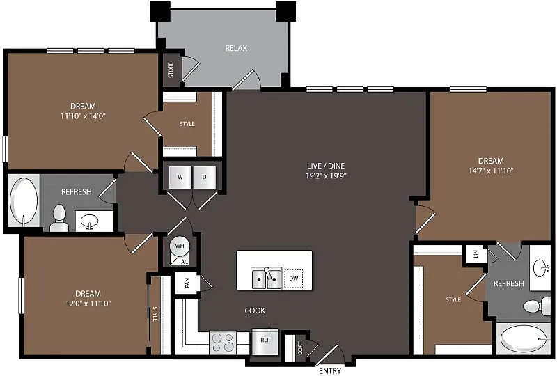 Floor plan C1