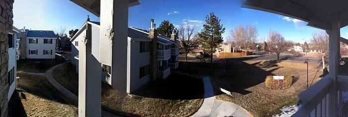 view from private balcony