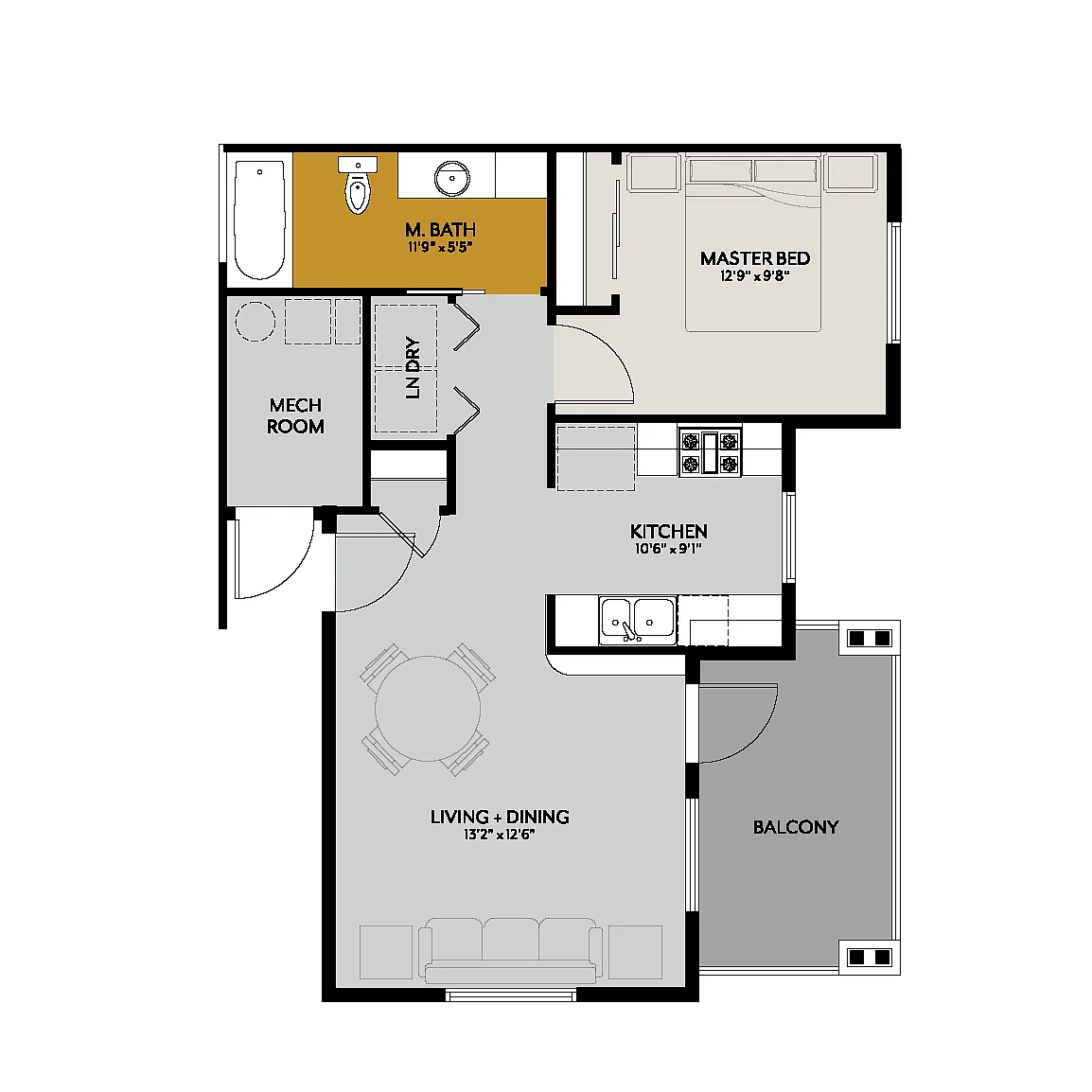 Floor plan A1A