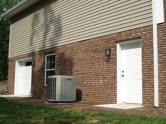 Left end showing separate basement