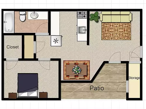 Floor plan Oak