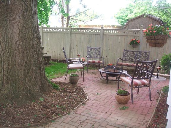 Inviting and relaxing backyard