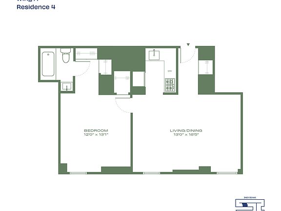 2nd image of 50 W 34th St APT 4A4
