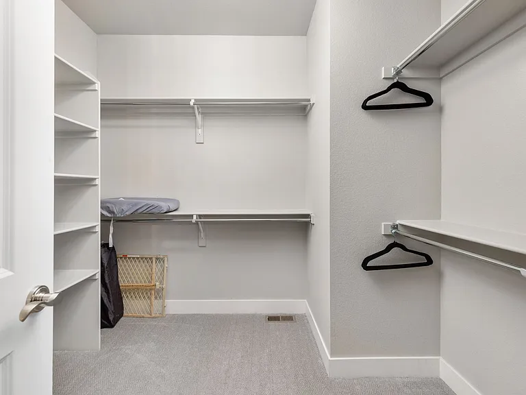 Walk-in Master Bedroom Closet