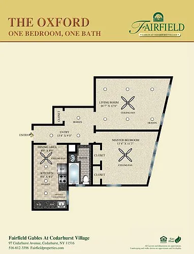 Floor plan The Oxford