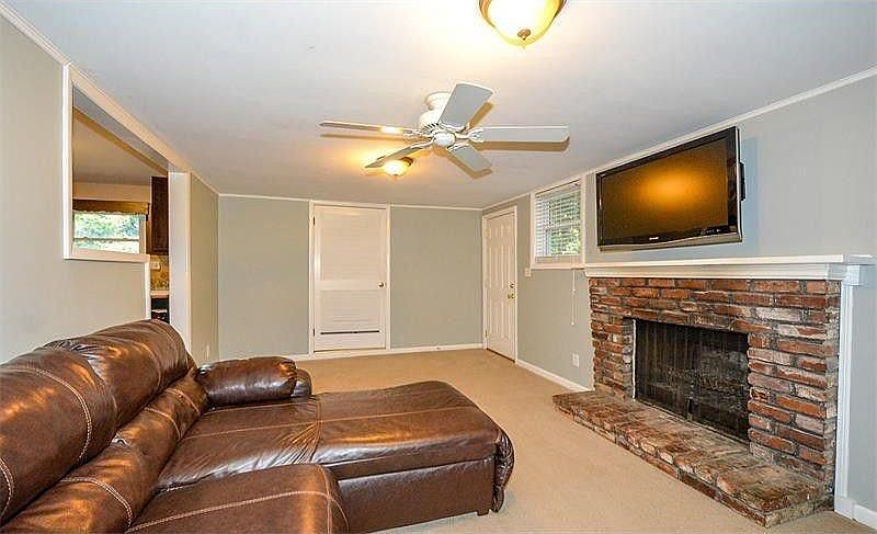 Family Room with Fireplace