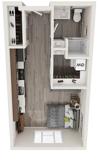 Floor plan Studio