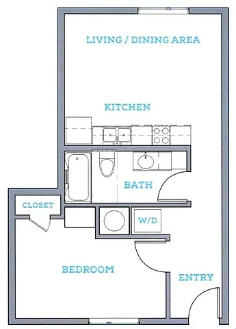 Floor plan 1X1
