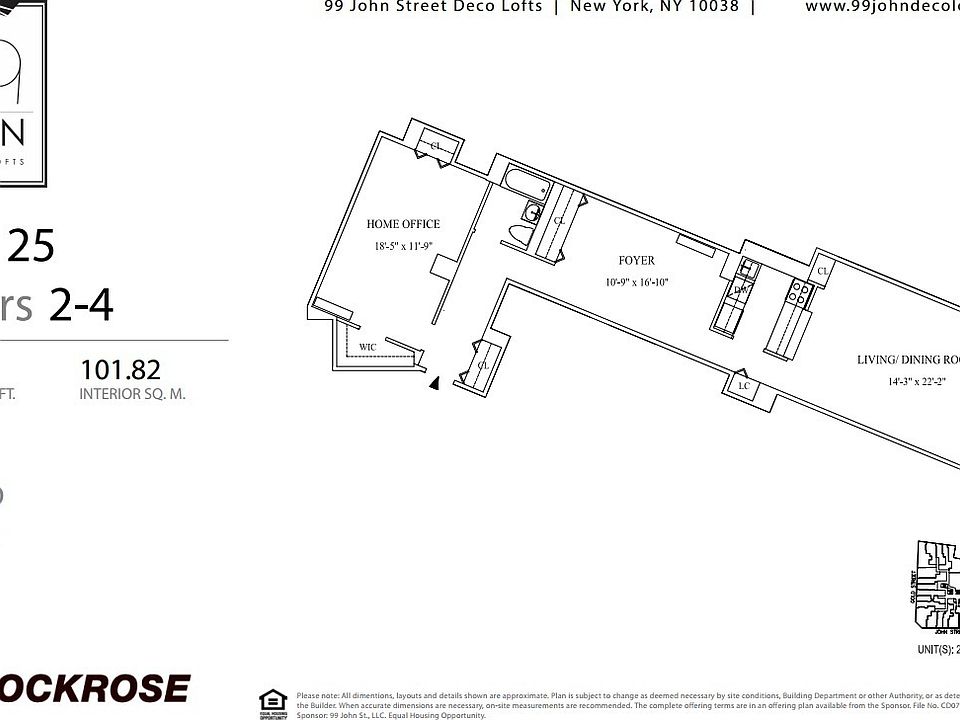 1st image of 99 John St APT 325