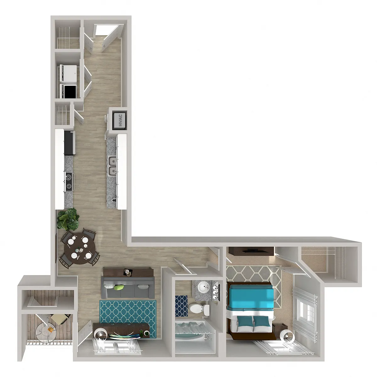 Floor plan Clark