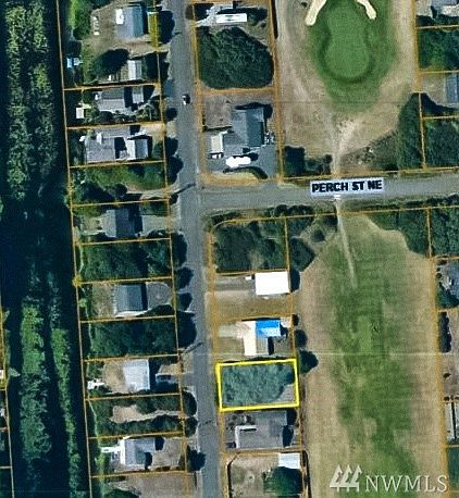 Property shown here just off the 3rd Tee/Fairway highlighted in yellow. Property lines to be verified by buyer. 