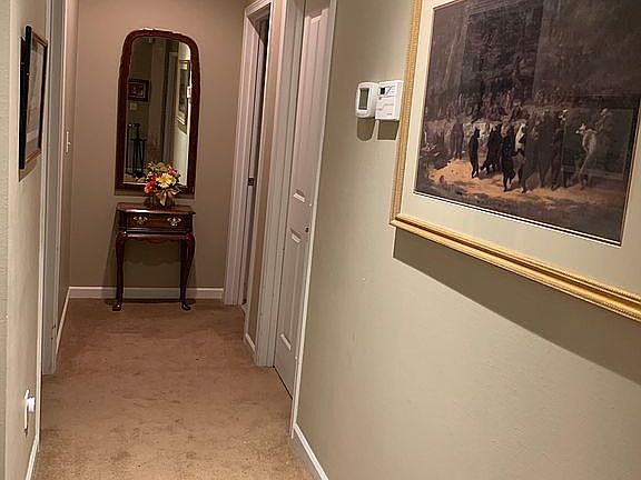 First hallway after entering