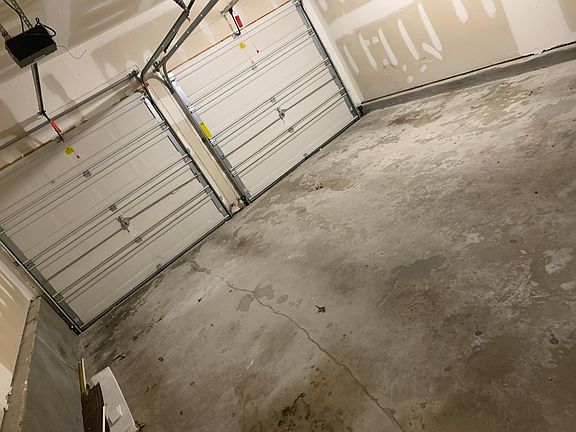 Inside garage