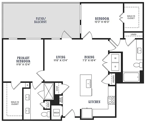 Floor plan B3