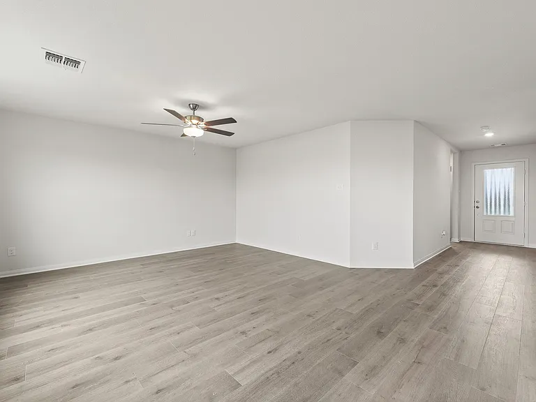 The family room of the Rio Grande is spacious enough for all of your large furniture.