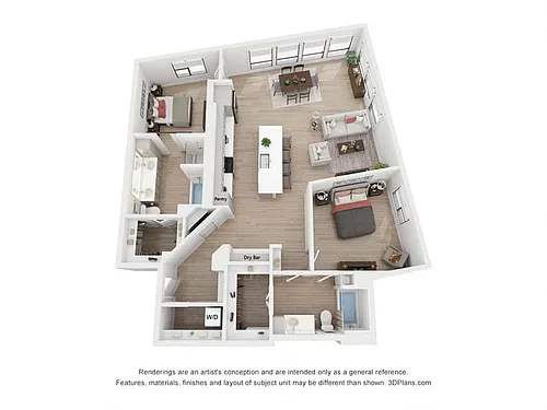 Floor plan 2-B