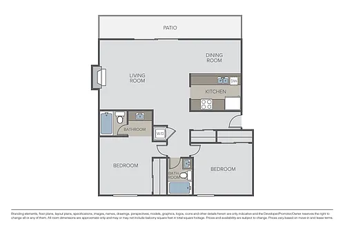 Floor plan Plan 2B