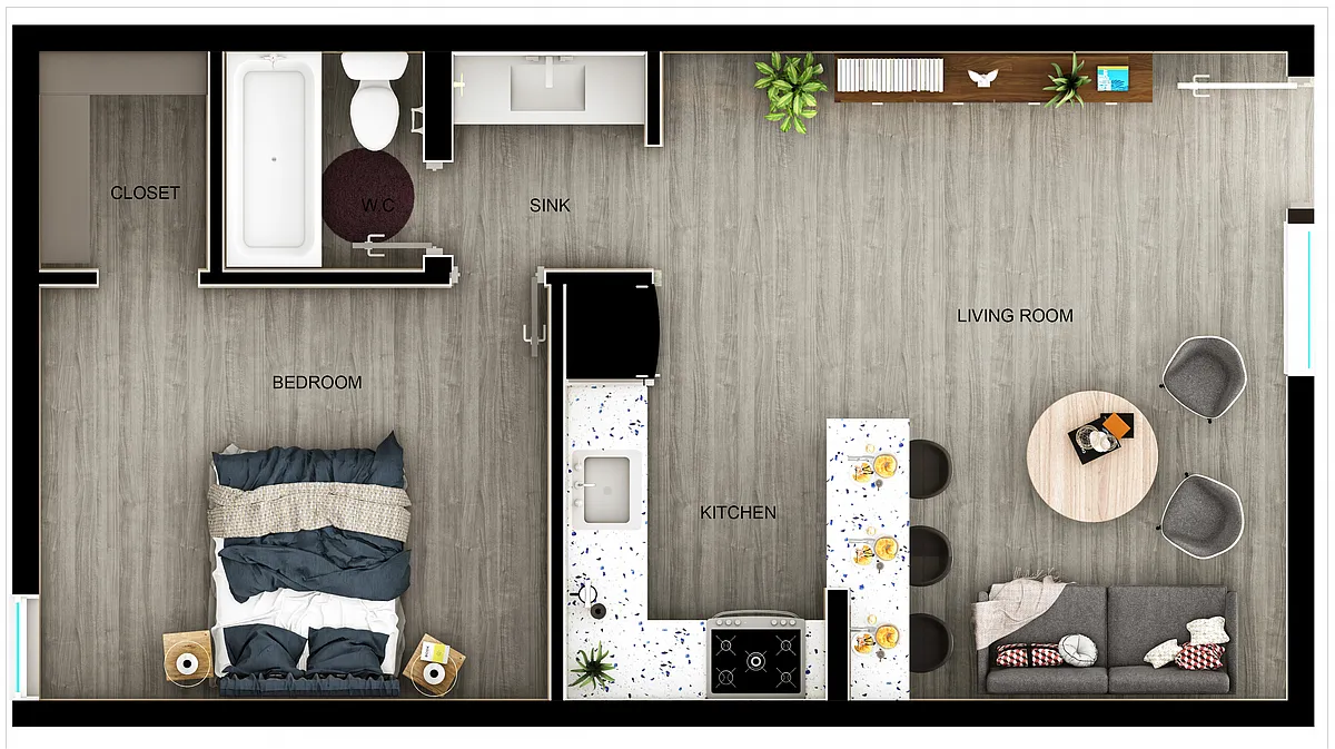 Floor plan A1 Gold