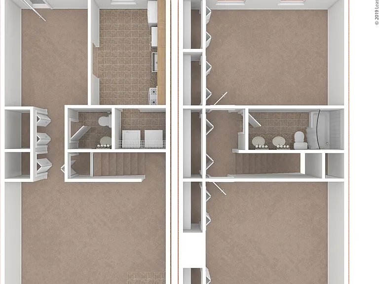 2 Bed Deluxe Townhome