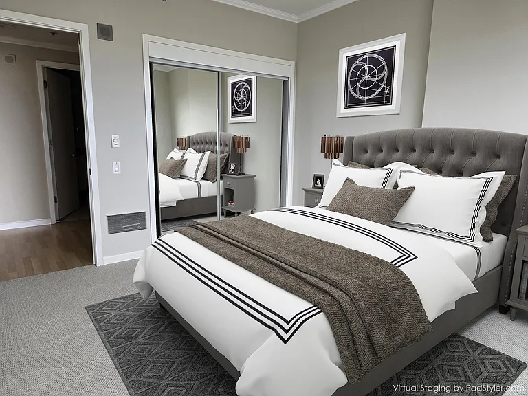 Bedroom - Virtually Staged