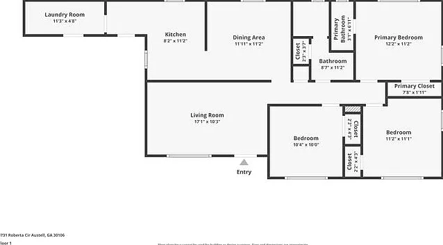 3 bed, 1.5 bath, 1097 sqft, $1,645 — Photo 2