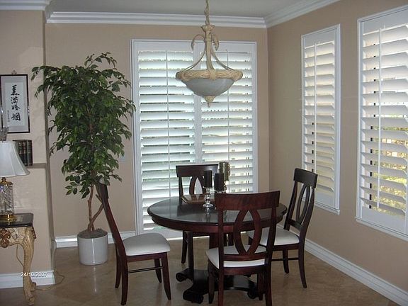 Dining Room w/ Plantation Shutters