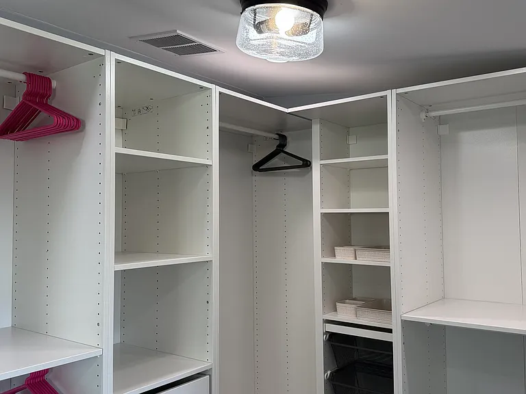 Master closet