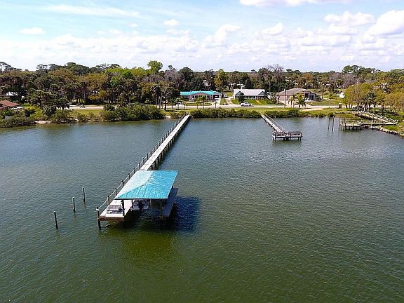 Drone shot from river