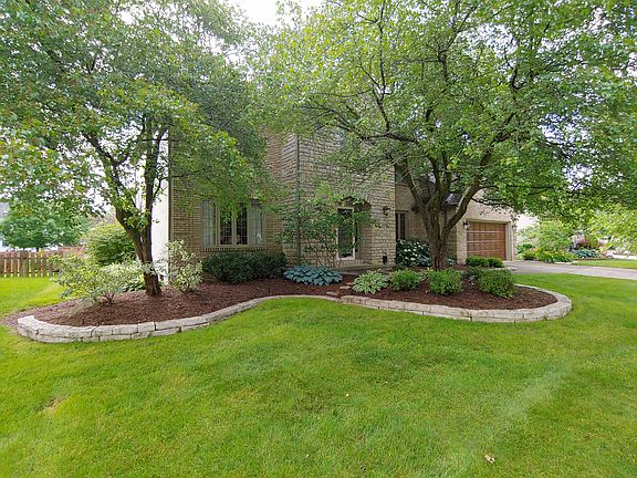 Lush landscaping
