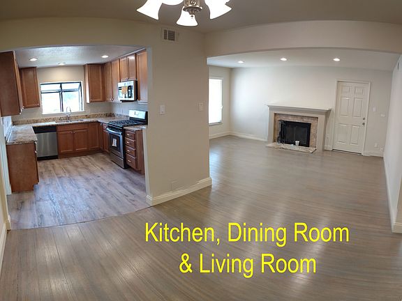 Kitchen, Dining Room, & LR