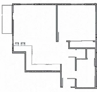 Floor plan 1 Bed + 1 Bath