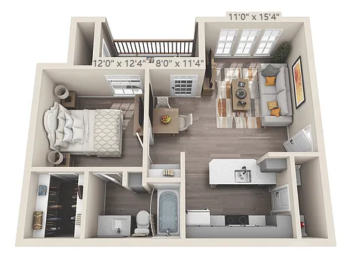 Floor plan Plan A1A