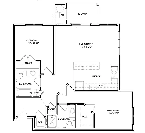 Floor plan B2D