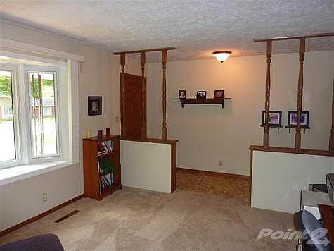 Entry viewed from living room.