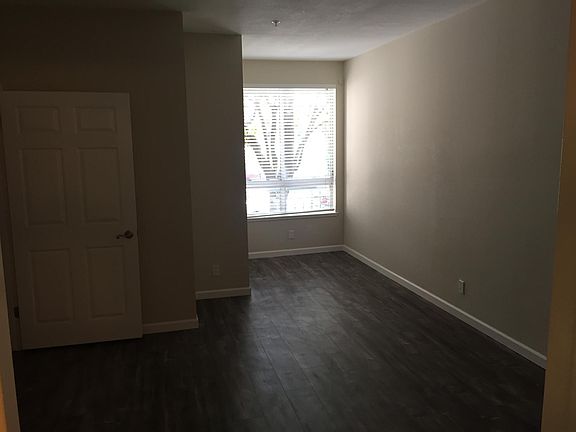 master bed room with big window