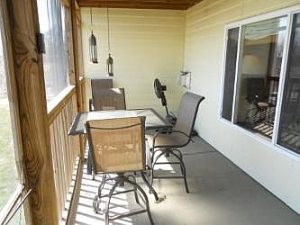 8ft X 20ft Screened in deck