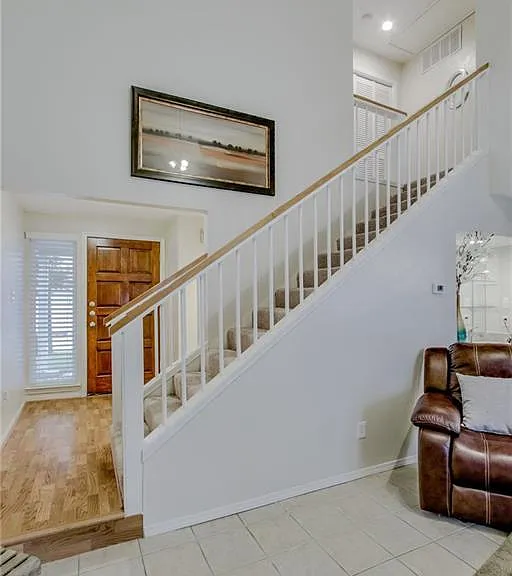 Foyer and stairs view