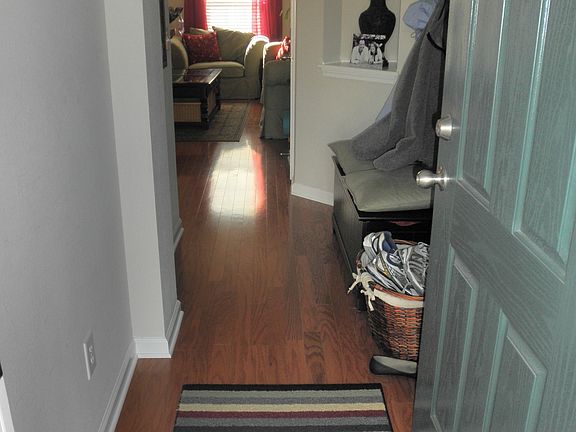 Foyer. Hall closet on right.