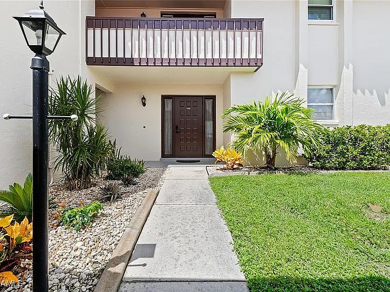 When you enter there are two doors. One is the master bedroom to the right.