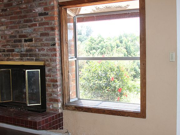 Fireplace in the living room