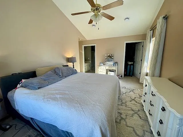 Spacious and well lighted Master ensuite with walking closet and boxed window