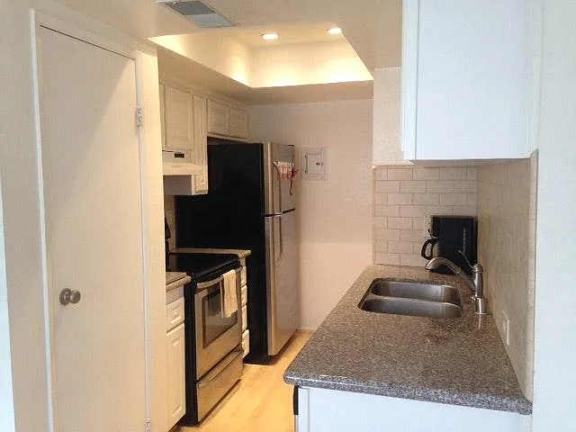 kitchen, fridge included