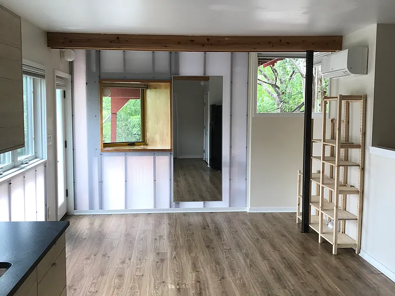 view facing east from kitchen area