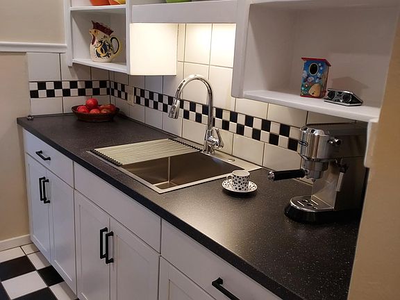 New cabinets and sink